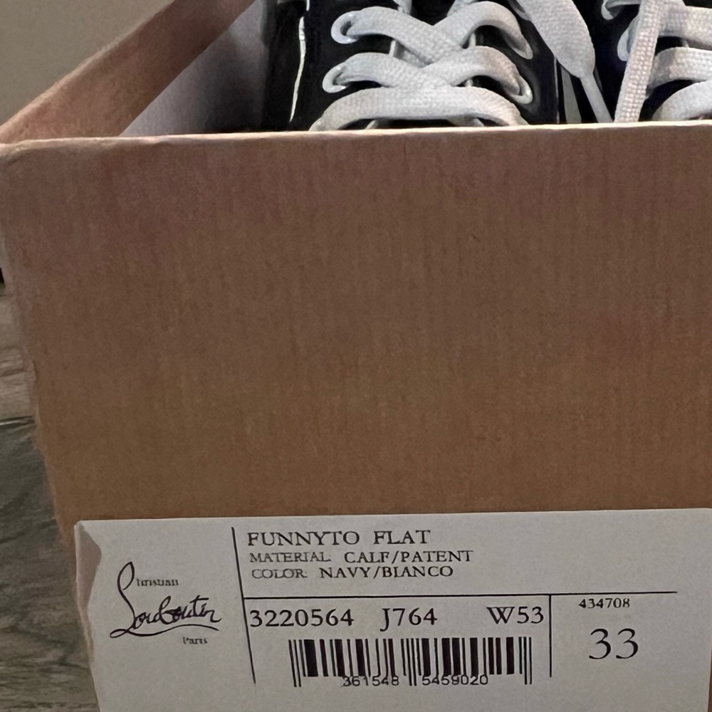 Christian Louboutin Navy Funnytou Sneakers